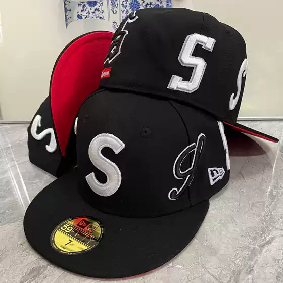 Trendy Street-Style Baseball Cap for Export, High-Quality Large Head Circumference Lettered American-Style Flat-Brim Hip-Hop Hat