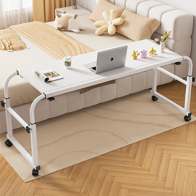 Cross-Bed Table Movable Lifting Bedside Table Household Desk Computer Desk Bedroom Lazy Bed End Bed Table Reading Rack