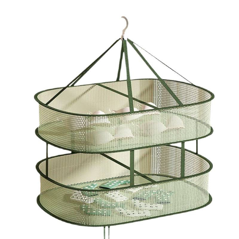 Clothes Drying Net for Underwear and Socks, Drying Basket for Cashmere Sweaters, Flat Mesh Bag for Dormitory and Home Use