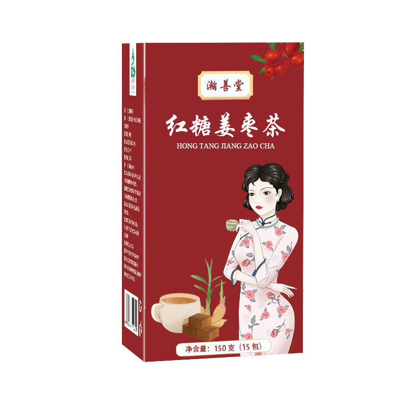 Brown Sugar Ginger Jujube Tea, Rose Longan Red Date Wolfberry Combination Tea, Goddess Health Tea, Factory Direct Sales Tea for Beauty Care