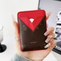 Brown with red