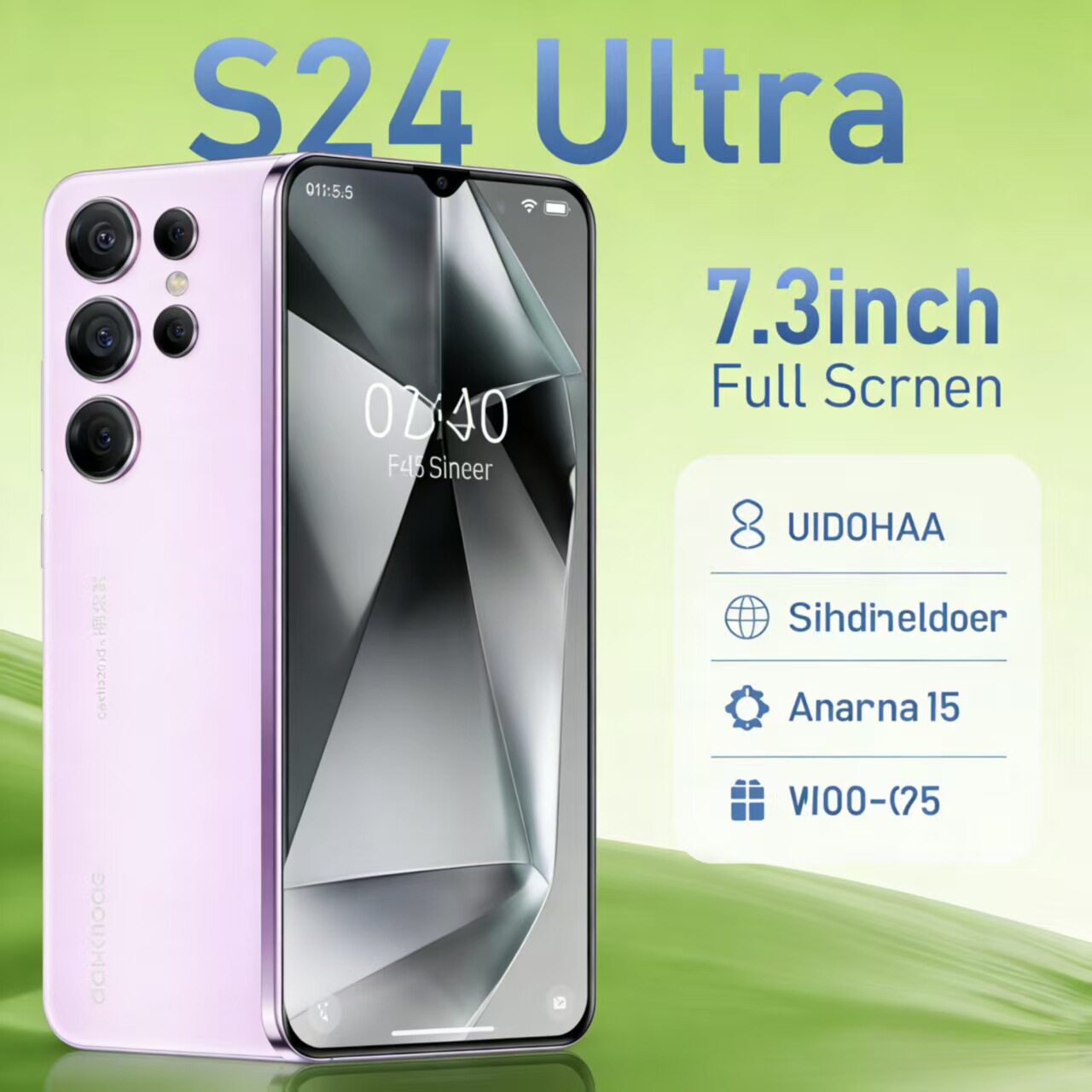 Креветочная кожа новый трансграничный мобильный телефон S24Ultra smart communication 2 + 16 оптовая цена от производителя может быть выдана от имени Изображение 1
