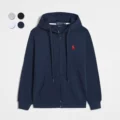 Navy blue zipper
