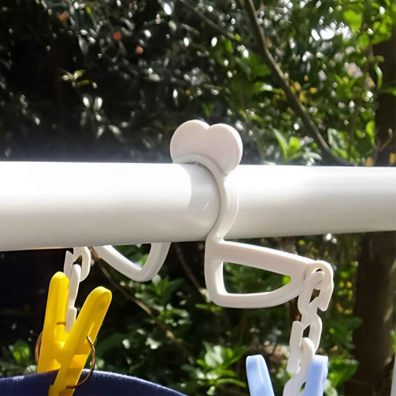 Japanese Imported Clothes Drying Rack for Pants, Skirts, and Socks with Clips, Windproof and Non-Slip, for Home Use