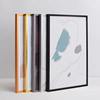 Cross-border factory direct aluminum alloy picture frame mounting simple narrow edge metal advertising poster frame puzzle wall-mounted photo frame