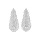серьги из серебра 925 пробы с позолотой, высокоуглеродистый бриллиант Baojia feather white G цвета, элитные легкие роскошные нишевые ювелирные изделия, серьги для богатых женщин mini 5