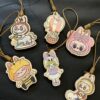 Cute Cartoon Pendants Vegetable Tanned Leather Thickened First Layer Genuine Leather Pendants Keychains Wholesale