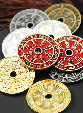 厂家山鬼花钱吊坠创意天干地支山鬼钱摆件复古民族风个性挂件