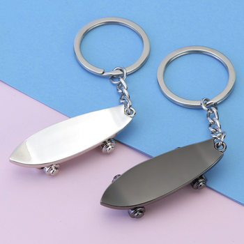 Simulated Metal Scooter Keychain Personalized Car Key Pendant Laser Logo Student Bag Key Pendant