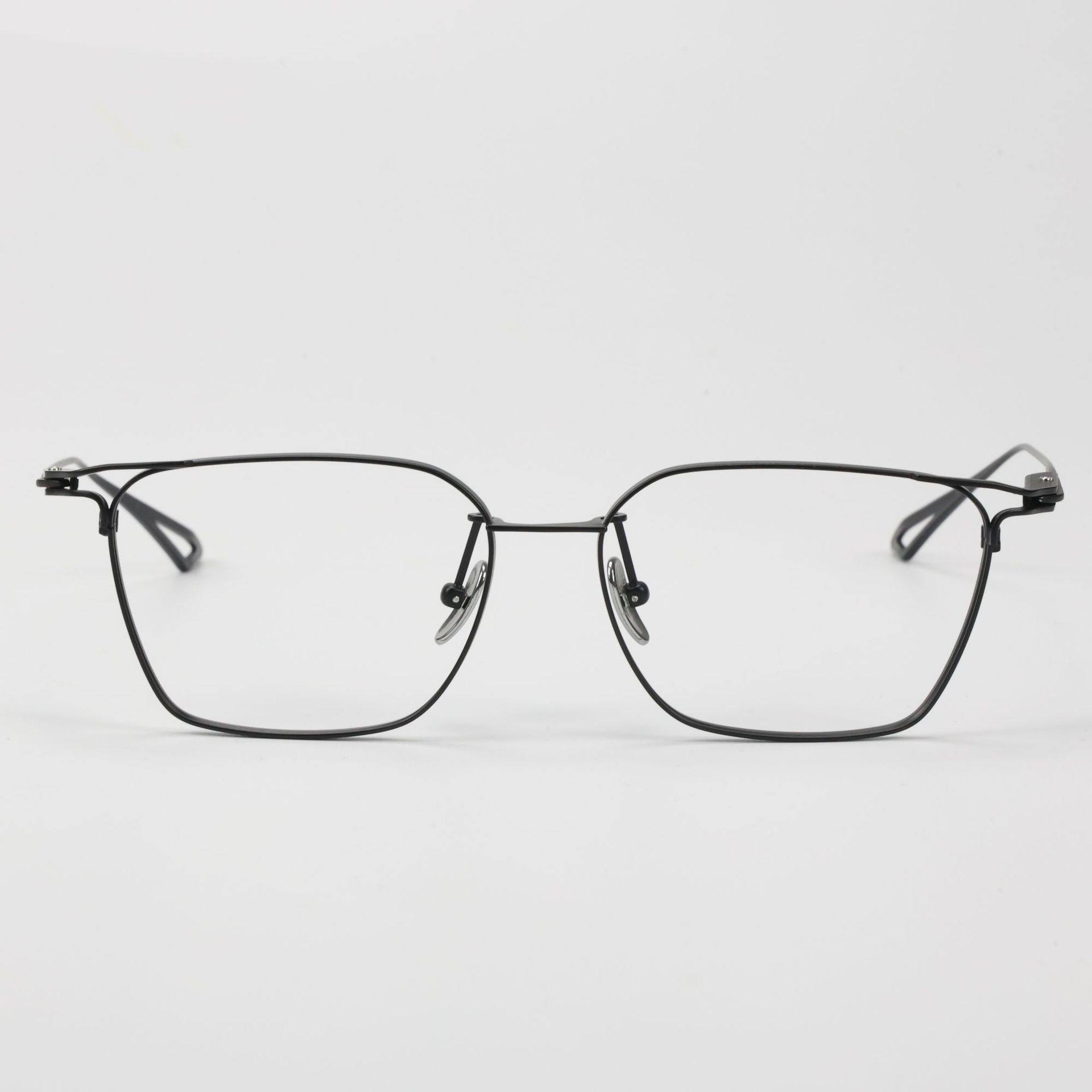 Danyang Ultra-Light Myopia Glasses Frame Men's Business Pure Titanium Square Frame Accent Enlarged Anti-Blue Light Titanium Frame Glasses