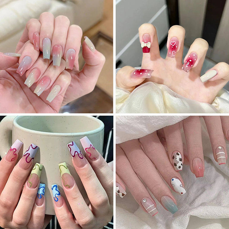 Small Capacity Platinum Haifei Nail Glue Solid Color Nail Art Shop Nail Glue Phototherapy Glue Phototherapy Glue Nail Glue Set Wholesale