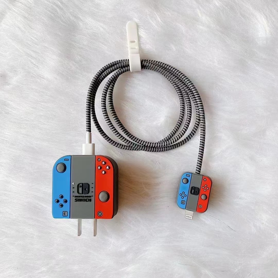 数据线保护套适用苹果充电器保护套芭芘充电头保护套充电线保护套