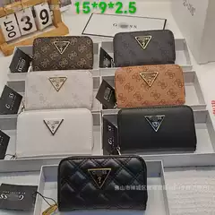 European and American Printed Clutch Bag Inverted Triangle Simple Long Wallet Wallet Fashion Id Bag