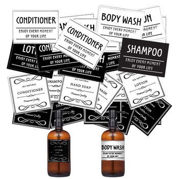 Cross-border Hot Soap Dispenser Sticker Waterproof Vinyl Hand-washing Lotion Sub-bottled Bathroom Sticker Label