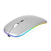 Wireless mouse laptop business office ultra-thin portable Bluetooth dual-mode luminous mouse cross-border wholesale