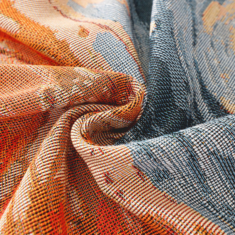 Customized Galaxy Love Cat Camping Blanket Picnic Blanket Multifunctional Cotton Thread Blanket Tapestry Sofa Cover Blanket Outdoor Camping Carpet