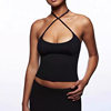 European and American Foreign Trade Cross-Border Yoga Vest for Women with Chest Pads, Beautiful Back, Halter Neck, Rope Sports Fitness Dance Training Top