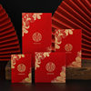 2025 New Wedding Special High-End Red Envelope Wholesale Wedding Red Envelope Bag with Happy Words to Block the Door and Pick up the Bride with Red Envelope