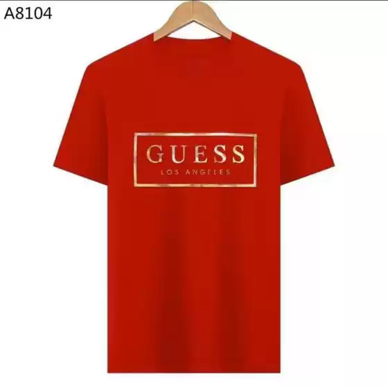 Cross-Border T-Shirt with Gold Foil Square Letter Logo Print, Large Size, Loose Fit, Round Neck, Short Sleeve T-Shirt