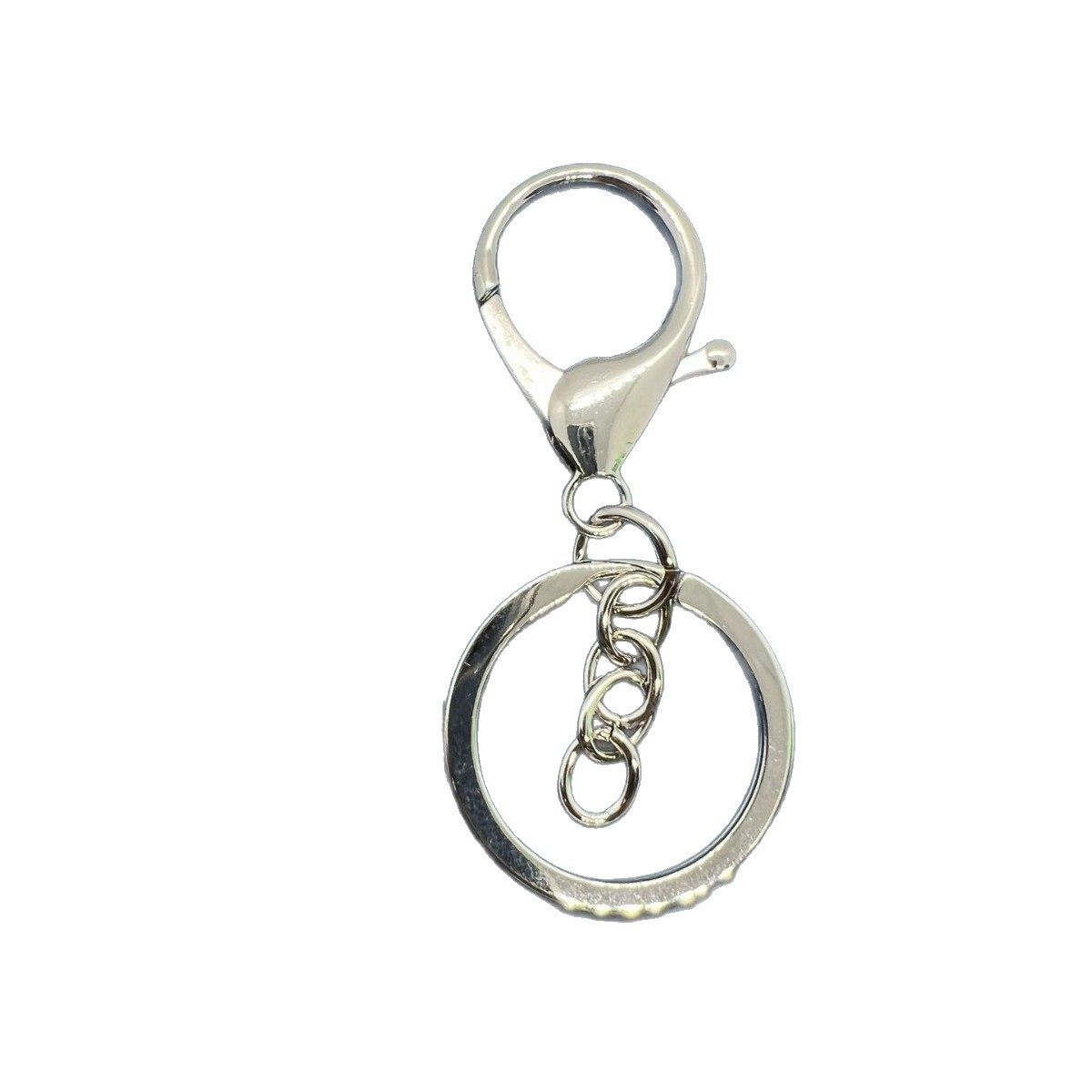Wholesale In-Stock Lobster Clasp Three-Piece Set Four-Section Chain DIY Hardware Metal Chain Keychain Doll Pendant Accessories