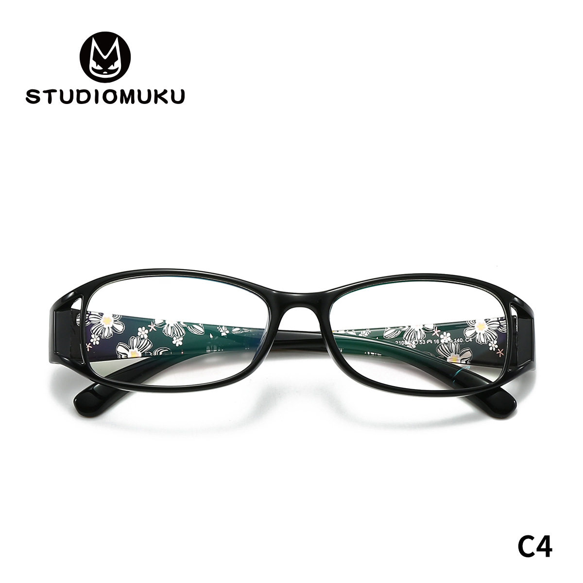 STUDIOMUKU wooden cool glasses instant cross-border reading glasses oval comfortable glasses frame glasses frame
