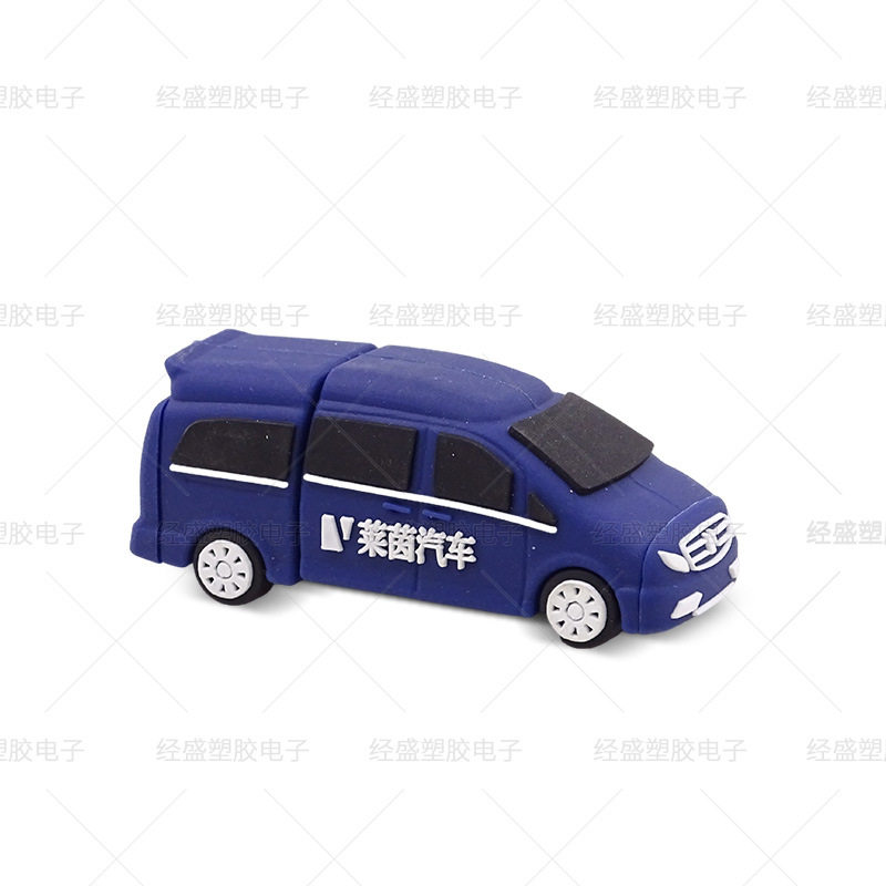 Pvc Cartoon USB Flash Drive Custom 3D Car Logistics Vehicle-Shaped Soft Rubber Doll USB Creative Custom USB Flash Drive