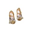 Melissa Fragrant Princess Elementary School Pink Metallic Sequins Stereo Butterfly Rhinestone Jelly Girls' Beach Sandals