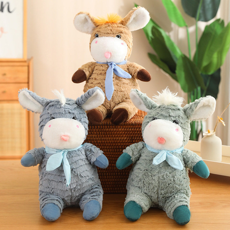 40厘米12寸大号毛绒玩具地推礼品娃娃婚礼互动公仔玩具活动定logo