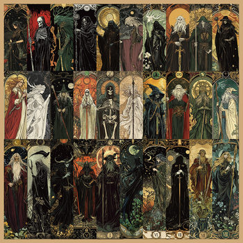 30 new wizard dark creative bookmarks novel books calligraphy and painting paper bookmarks portable small cards