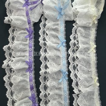 Fabric New Summer Lolita Lolita Handmade DIY Curtain Lace Lace Garment Doll Garment Decorative Accessories