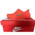 Orange Slide Sandals