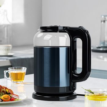 110V 220V European and American Ul Certified British Foreign Trade Retail Supply Glass Electric Water Kettle Temu