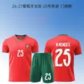2026 world cup portugal home jersey [with team logo] + #25 mendes