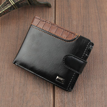 Men's wallet short multi-function buckle fashion wallet business high-grade bag new cross-border a generation of wholesale