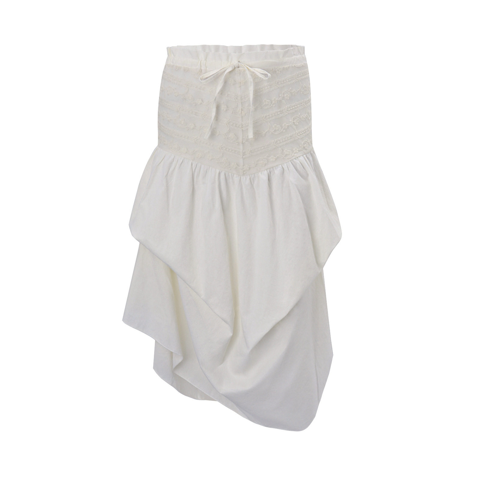 High Waisted Pleated Midi Skirt Fashionable Versatile Street Style Summer Collection Wholesale Available