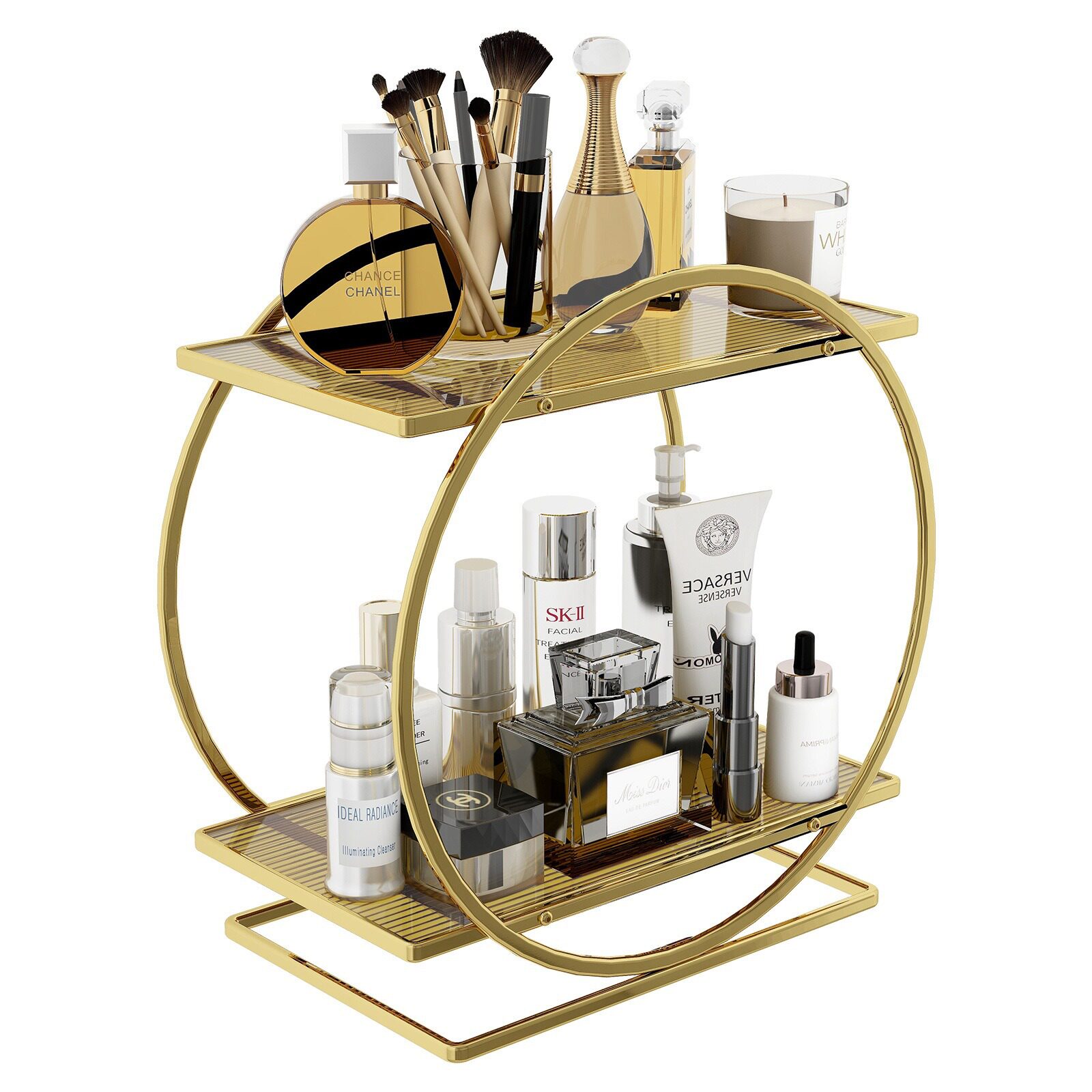 Amazon Cosmetics Storage Box Household Skin Care Dressing Table Bathroom Desktop Large Capacity Storage Rack