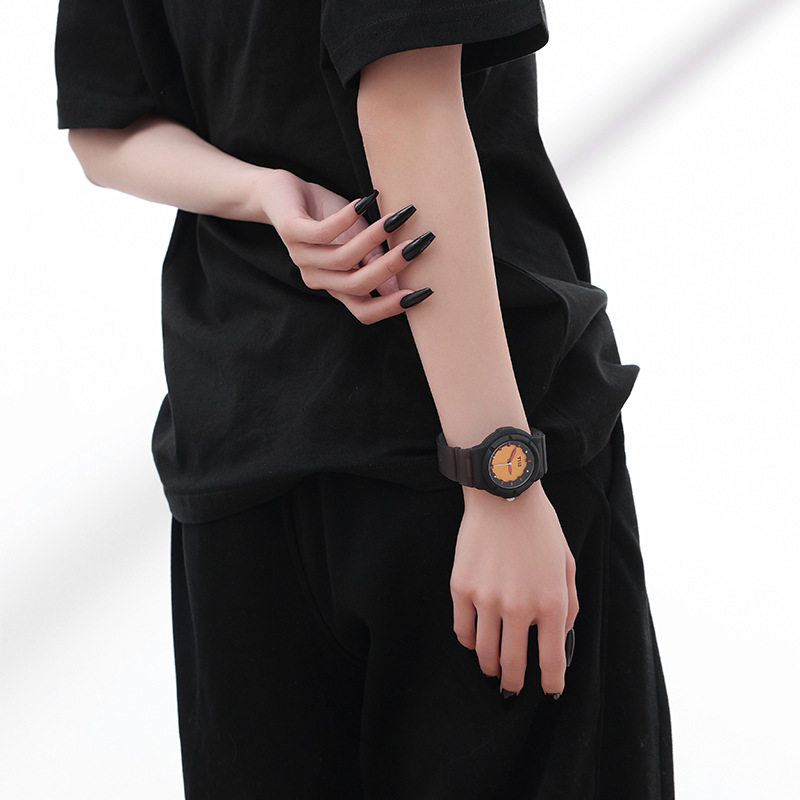 T118 New Era Little Orange Watch Student Junior High School Female Sports Quartz Watch Birthday Gift for Girlfriend