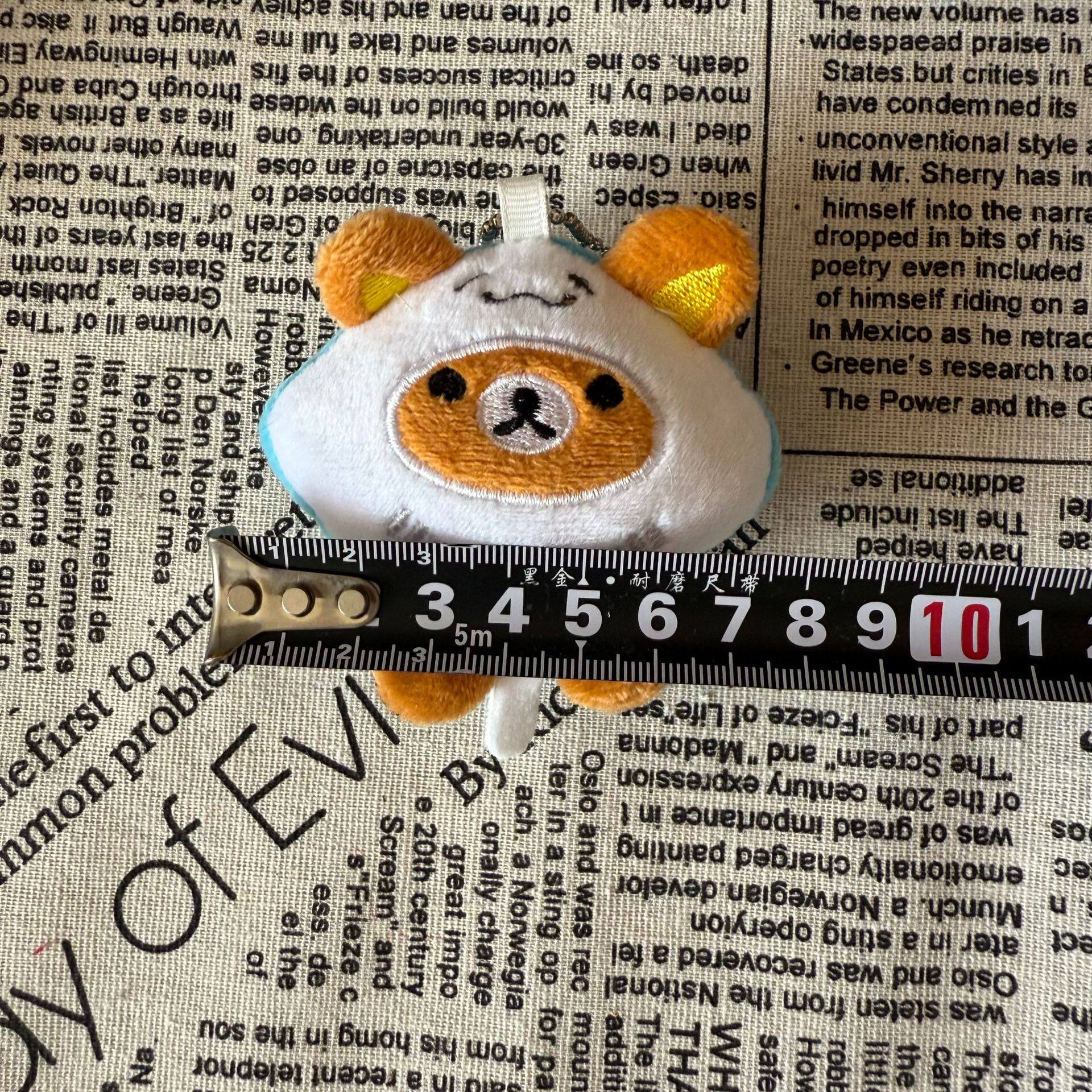 网红可爱小熊动物魔鬼鱼玩偶毛绒玩具女生包包魔鬼鱼挂件公仔娃娃