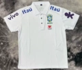105 brazilian white polo shirts