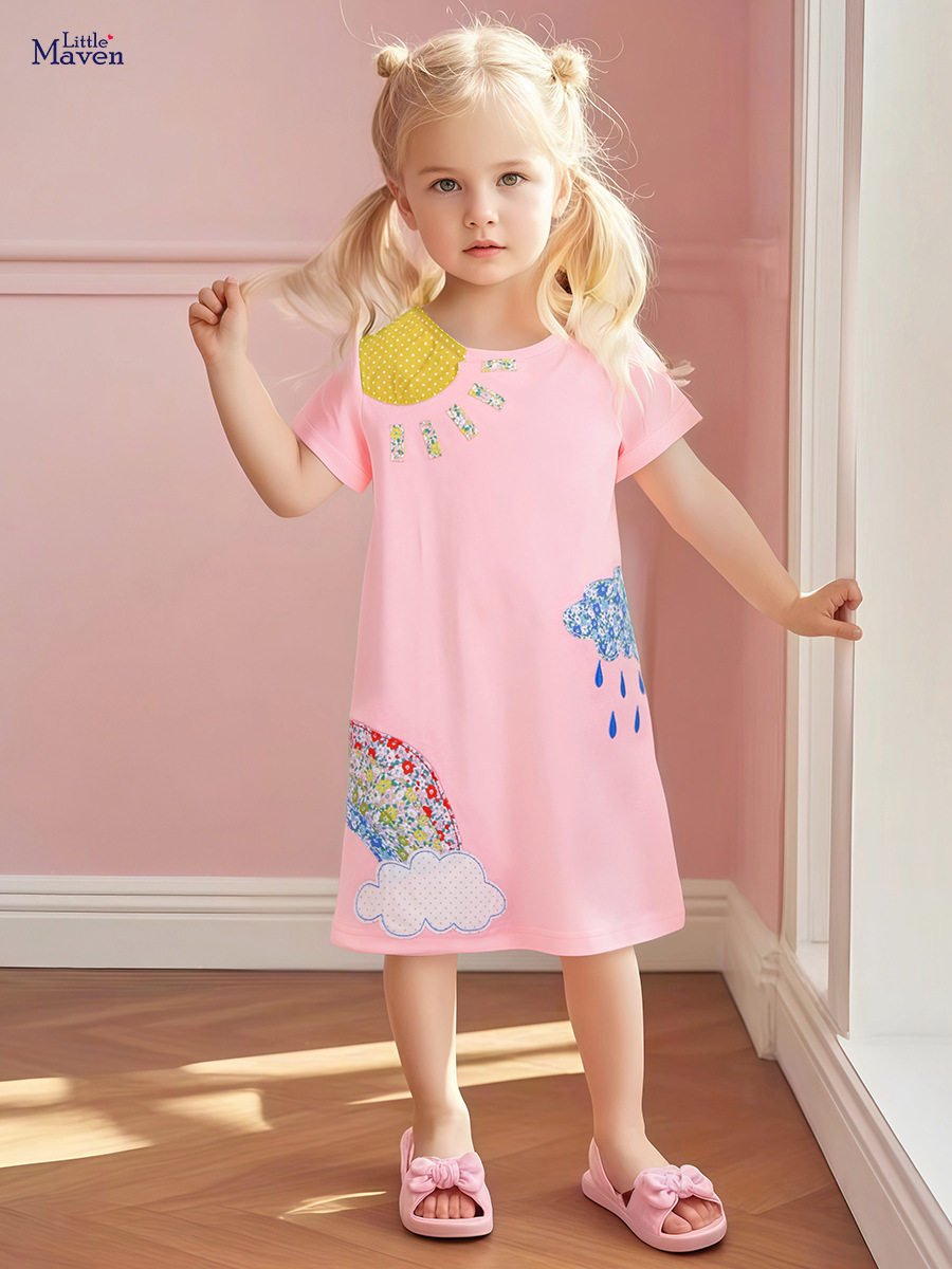 Cartoon Kids' Dress Wholesale, Summer Cute Girls' Princess Dress