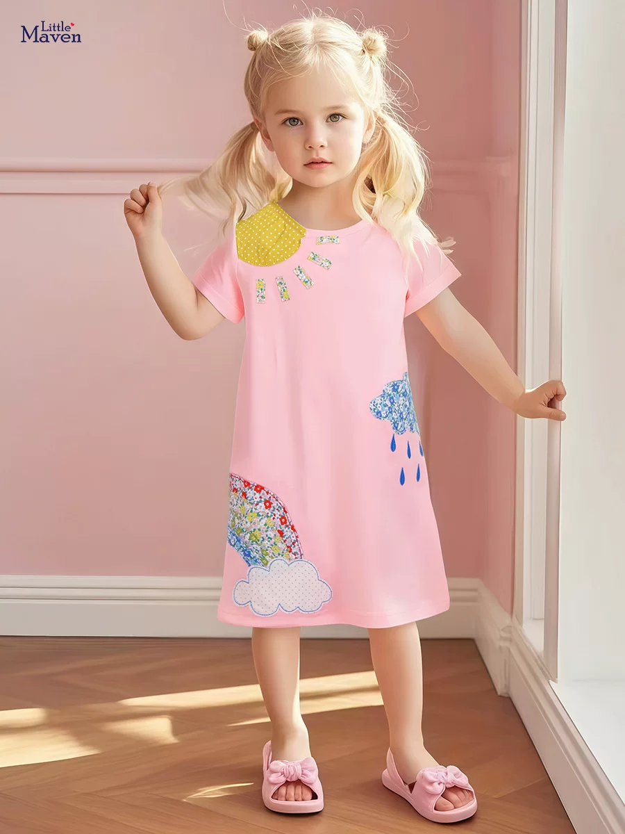 Cartoon Kids' Dress Wholesale, Summer Cute Girls' Princess Dress