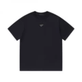 Black triangle iron plate logo on chest