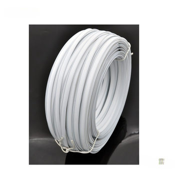 Double-Core Coated Iron Wire Flat Tie Bundling Management Tie Fishbone Positioning Nose Bridge Strip Mask Tie Metabo