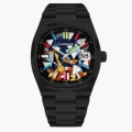 Abstract painting black