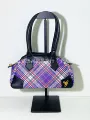 Small vintage purple plaid bowling ball