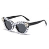 European and American trend cat's eye triangle sunglasses personalized colorful sunglasses women cross-border sunglasses