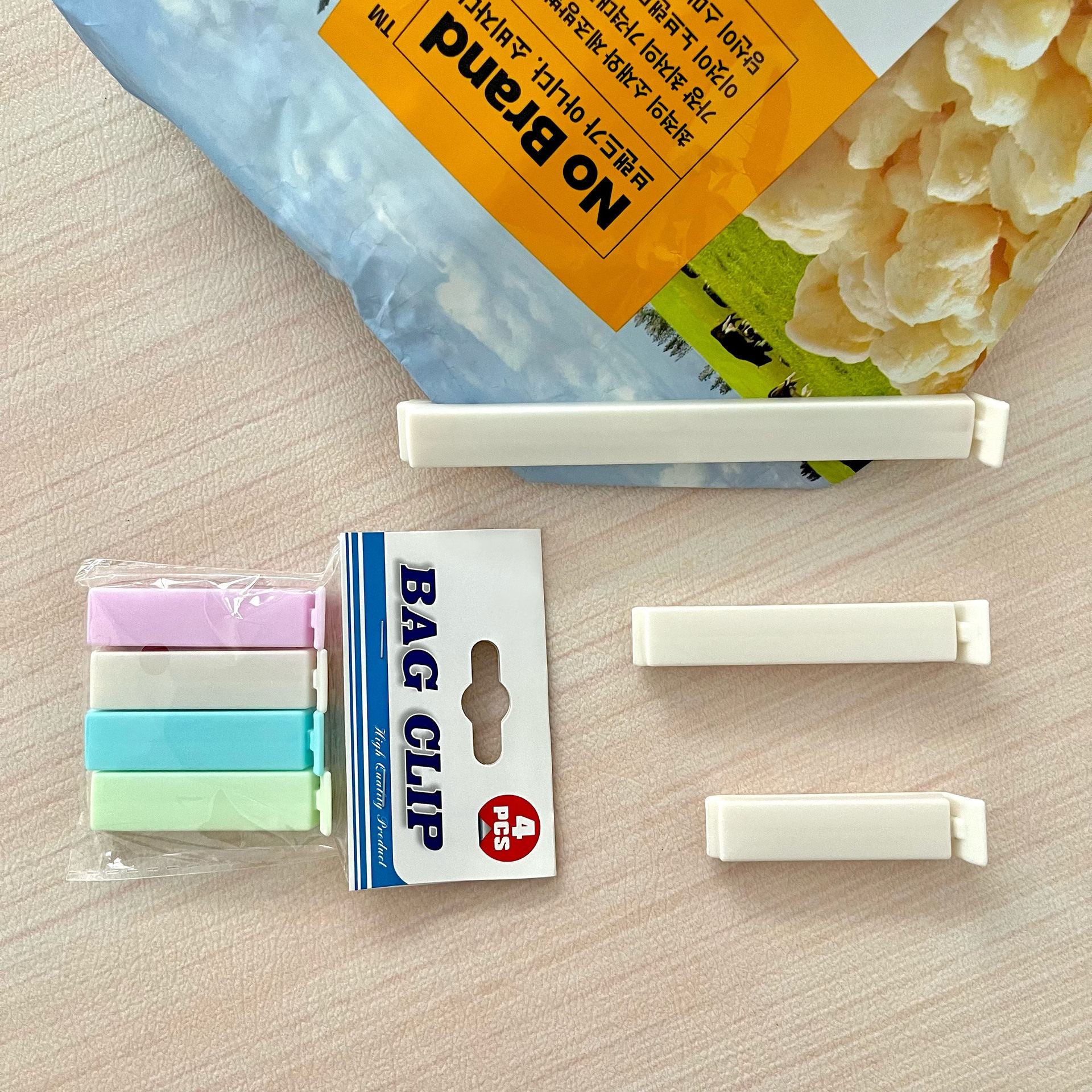6cm, 8cm Plastic Sealing Clip, Tea Clip, Food Preservation Snack Bag, Moisture-Proof Sealing Clip, Gift Manufacturer Can Be Customized