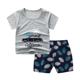 0-5 years old children's T-shirt summer baby boys and girls baby cotton short sleeve shorts suit baby half sleeve wholesale