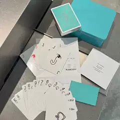 High-End Tiffany Blue Playing Card Gift Box, Gift Box for Gifting, High-Value Entertainment Board Game Cards