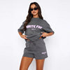 European and American Cross-Border New T-Shirt Logo Suit Fashionable Short-Sleeved Pullover Shorts Two-Piece Set